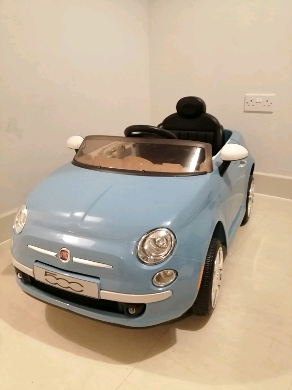 fiat 500 electric children's car